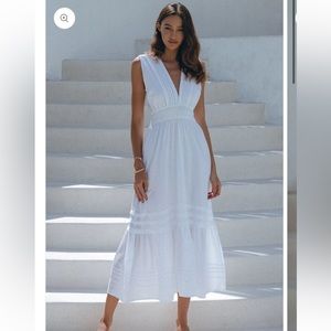 Pampelone Sienna Dress - White Maxi